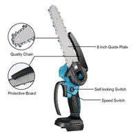 Electric Chainsaw, Cordless, Rechargeable