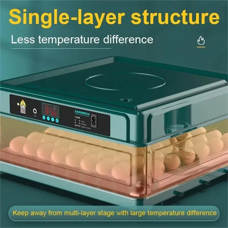 Automatische Eierbroedmachine, Lade-type Ontwerp, Automatische Wateraanvulling
