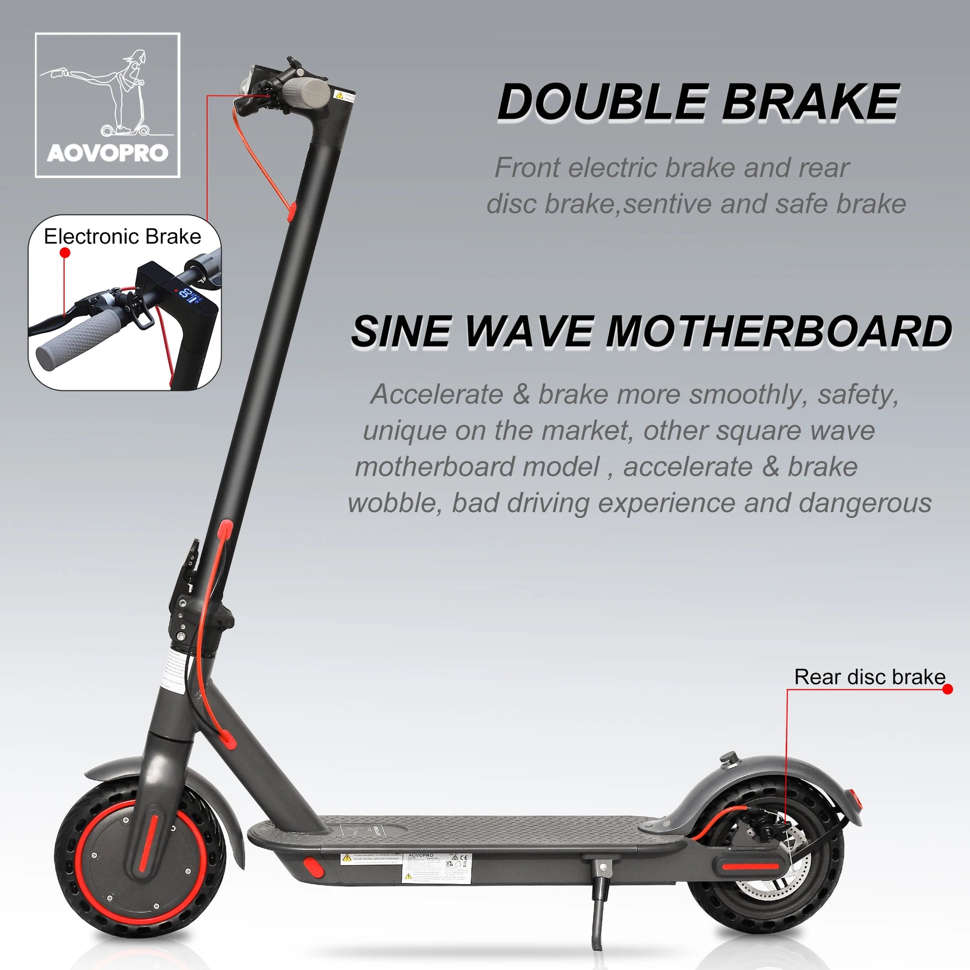 Electric Scooter, 350W Motor, Folding Design