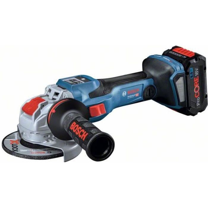 BOSCH PROFESSIONAL GWX 18V-15 SC slijper + 2 accu's 8,0Ah GAL 18V-160 C + L-Boxx X-lock