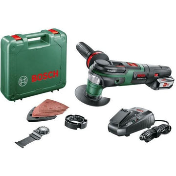 Bosch draadloze multitool - Advancedmulti 18 met accessoireset (geleverd met 1 18V - 2.5Ah + oplader batterij)