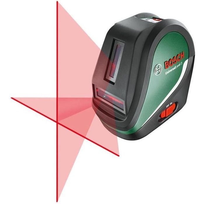 Laser Lines Bosch - Universallevel 3 (range 10m, 3 lines 1 point, auto upgrade)