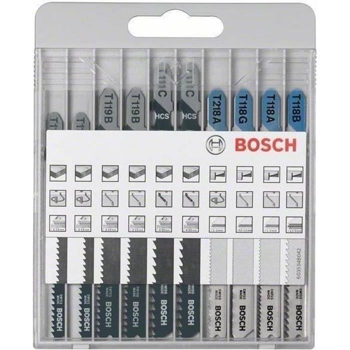 Assortiment van Basis Sauty Sautical Stops voor Metaal en Hout 10 Stuks - Bosch