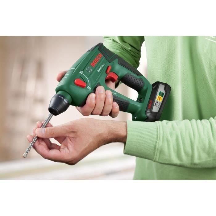 Bosch - UNO MAXX draadloze perforator (geleverd met 2 18V -2.5 AH batterijen + lader + transportkoffer)