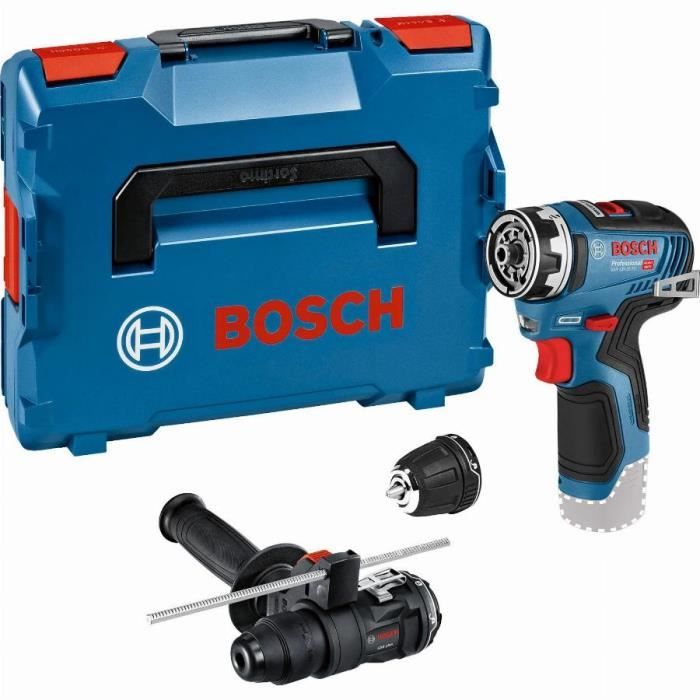 Bosch Professional GSR 12V-35 FC + GFA 12-H + GFA 12-B + L-BOXX boorschroefmachine - 06019H300B