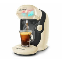 Compact Tassimo Style Multi -Boison Koffiemachine - Bosch Tas1107 - Vanillekleur - 40 Dranken - 0.7L - 1400W