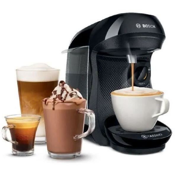 Bosch Tas1002N Tassimo Happy Multi -Boissons Koffiemachine - T -Disc - Automatische stop - Zwart stop