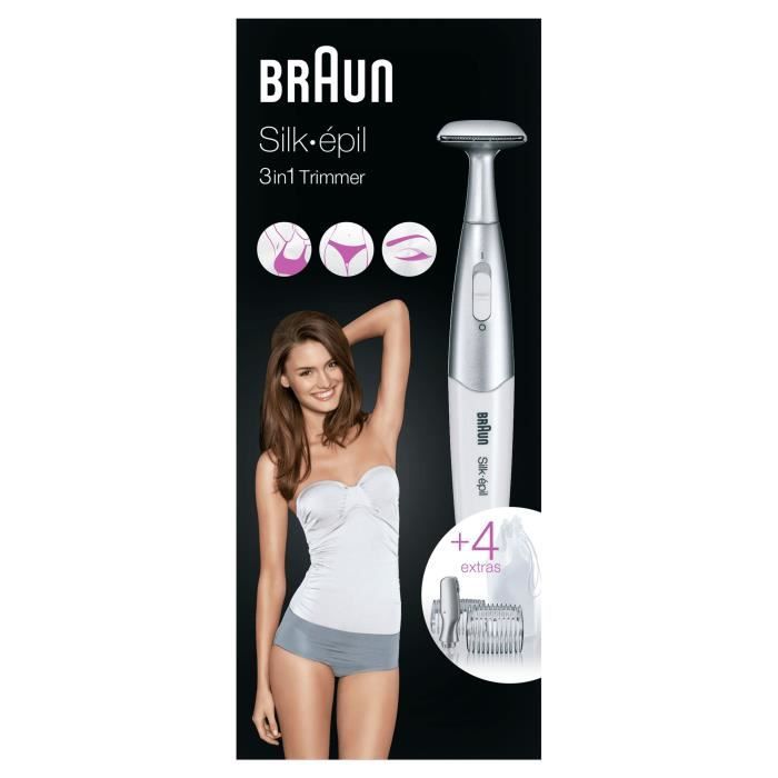 Braun Bikini 3 in 1 FG1100 trimmer - Wit