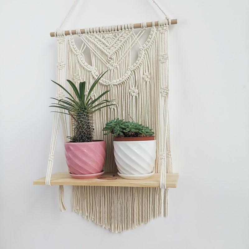 Bohemian Style Wall Flower Rack™ 1