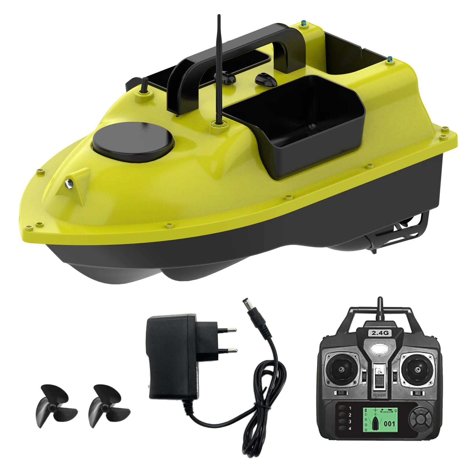 GPS Fishing Bait Boat, Automatic Bait Boat, 400-500M Remote Range