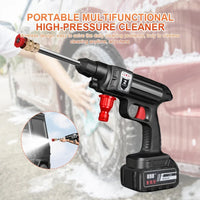 High Pressure Washer Gun, Wireless Operation, 30000mAh Battery