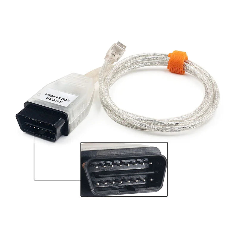 BMW K DCAN Schakelaar, OBDII Diagnostische Kabel, USB Interface