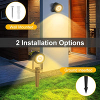 GlowRay DuoColor Solar Gartenstrahler | 2 Lichtfarben | Wetterfest & Leistungsstark | Solarbetrieben 2