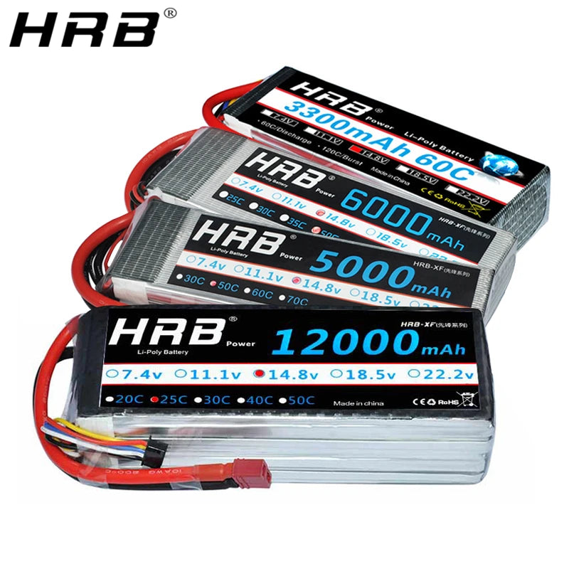 RC Lipo Batterij, 14,8v, Hoge Capaciteit