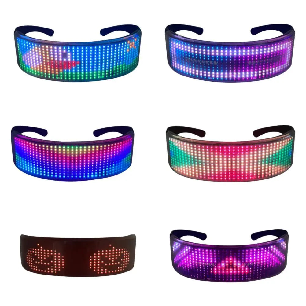 LED Light Up Eyeglasses, Colorful, Halloween Party Decor