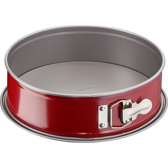 TEFAL Delibake steel hinge mold - Ø 27 cm - Red and gray