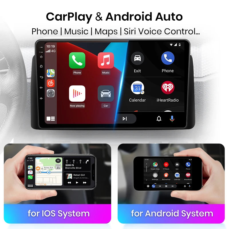 Auto Multimedia GPS, AI-stembediening, Android Auto-integratie