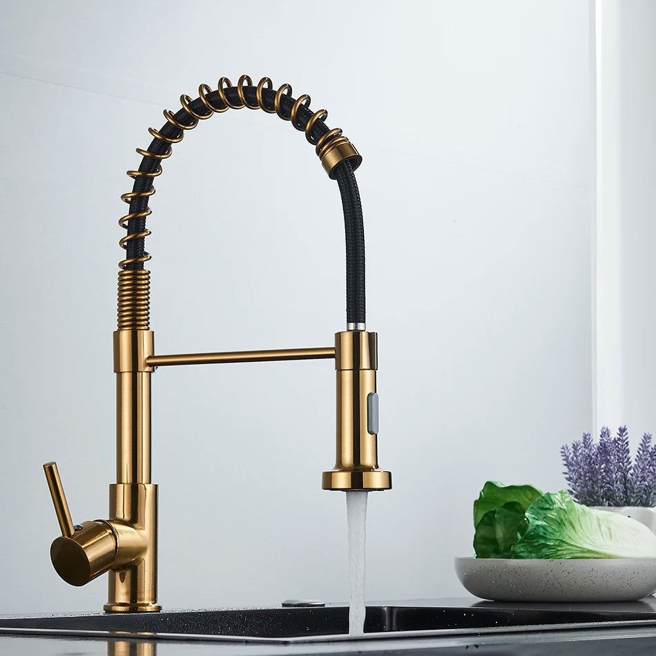 Kitchen Faucet, Pull Down Design, 360 Degree Rotation