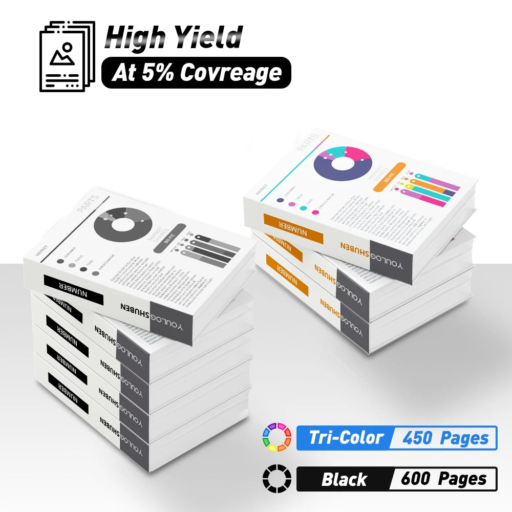 Inktcartridges, gereviseerd, HP 301 XL