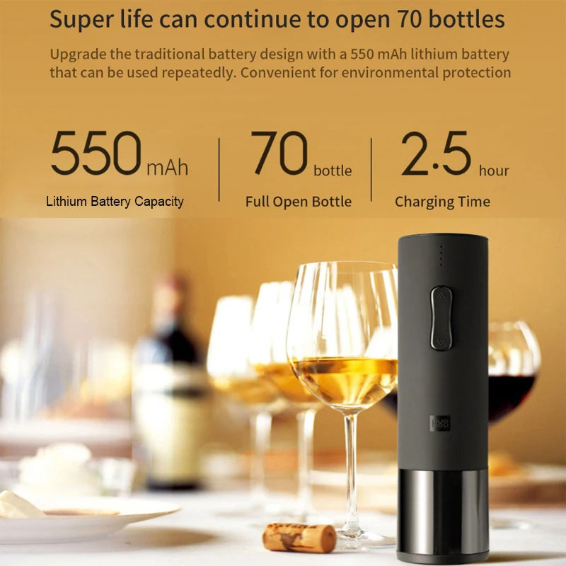 Automatic Bottle Opener, Electric Corkscrew, Fast Decanter