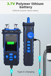 Network Cable Tester, LCD Display, Measure Length