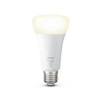 Philips Hue White, LED Connected LED E27 100W, 1600 Lumen, Bluetooth compatible, works with Alexa, Google, Homekit