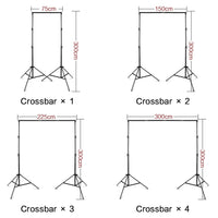 Photography Backdrop Stand, Adjustable Tripod, Chromakey Green Screen Frame Support System