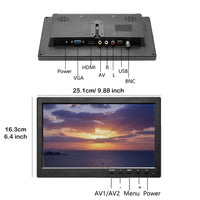 Portable Monitor, 10.1 inch, LCD Panel, 1024x600 Resolution