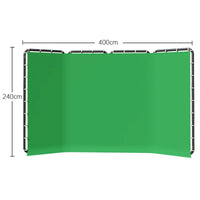 Photography Background Stand, Adjustable Height, Green Screen Backdrops