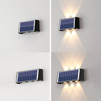 SolaraMax Solar-Wandleuchte | Modernes Design | Solarbetrieben | IP56 Wasserdicht | Energieeffizient 2
