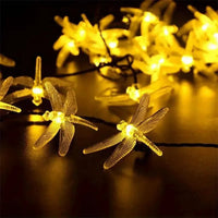 Solithia Libellenlichterkette | Solar | 8 Modi | IP65 Wetterfest | 5m 20 LEDs 2