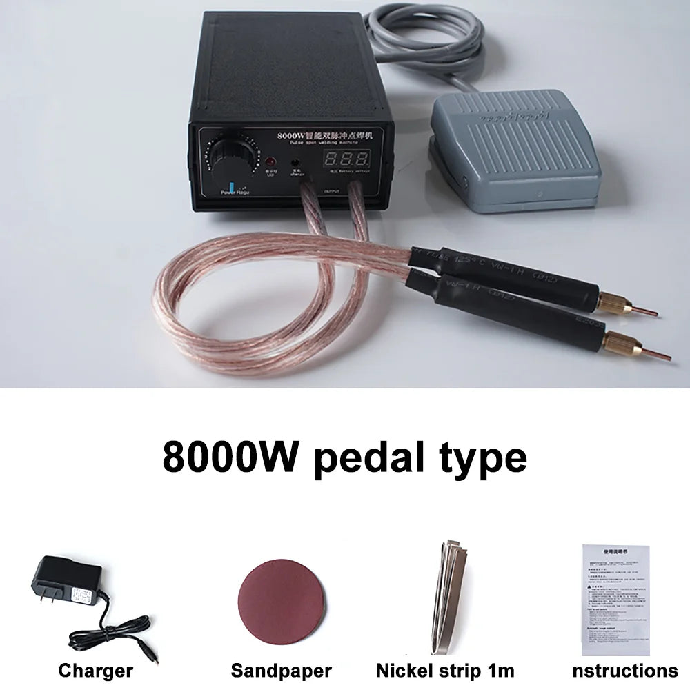 Spot Welder, 5000W High Power, Portable & Adjustable Current