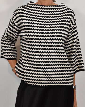 Stefanie | Gestreifter Pullover