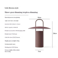 TerraBeam™ The perfect garden light! USB rechargeable + 3 colors & 3-level dimming 5