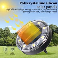 Terraluna Solar Bodenleuchte | Edelstahl | IP68 Schutz | 8 LEDs 3