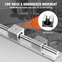 Linear Guide Rail Set, 1500/1800/2200 mm, SBR20 Guide Rails