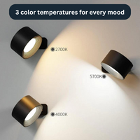 Vista - The 360° rechargeable LED wall light 3