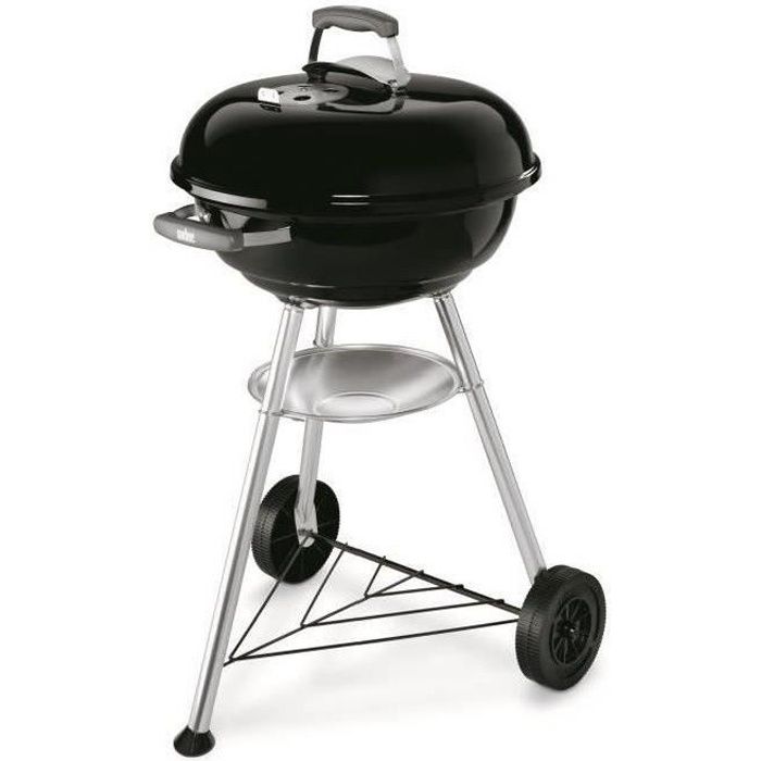 Kolenbarbecue weber compact kettle 47 cm - zwart