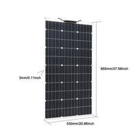 Flexible Solar Panel, 150W, 18v charge