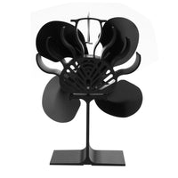 Ecofan Original kachelventilator - duurzaam Ecofan - Warmte aangedreven aluminium ventilator voor houtkachels en gaskachels - zwart