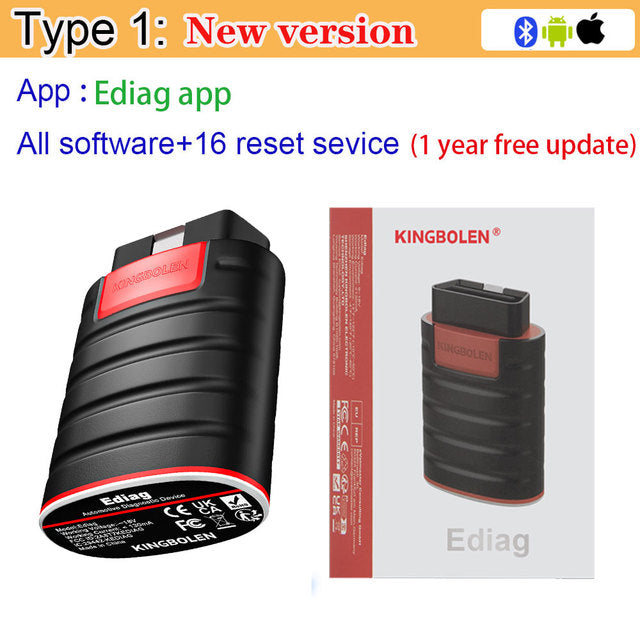 OBD2 Scanner Bluetooth, All System Diagnostic, ECU Coding