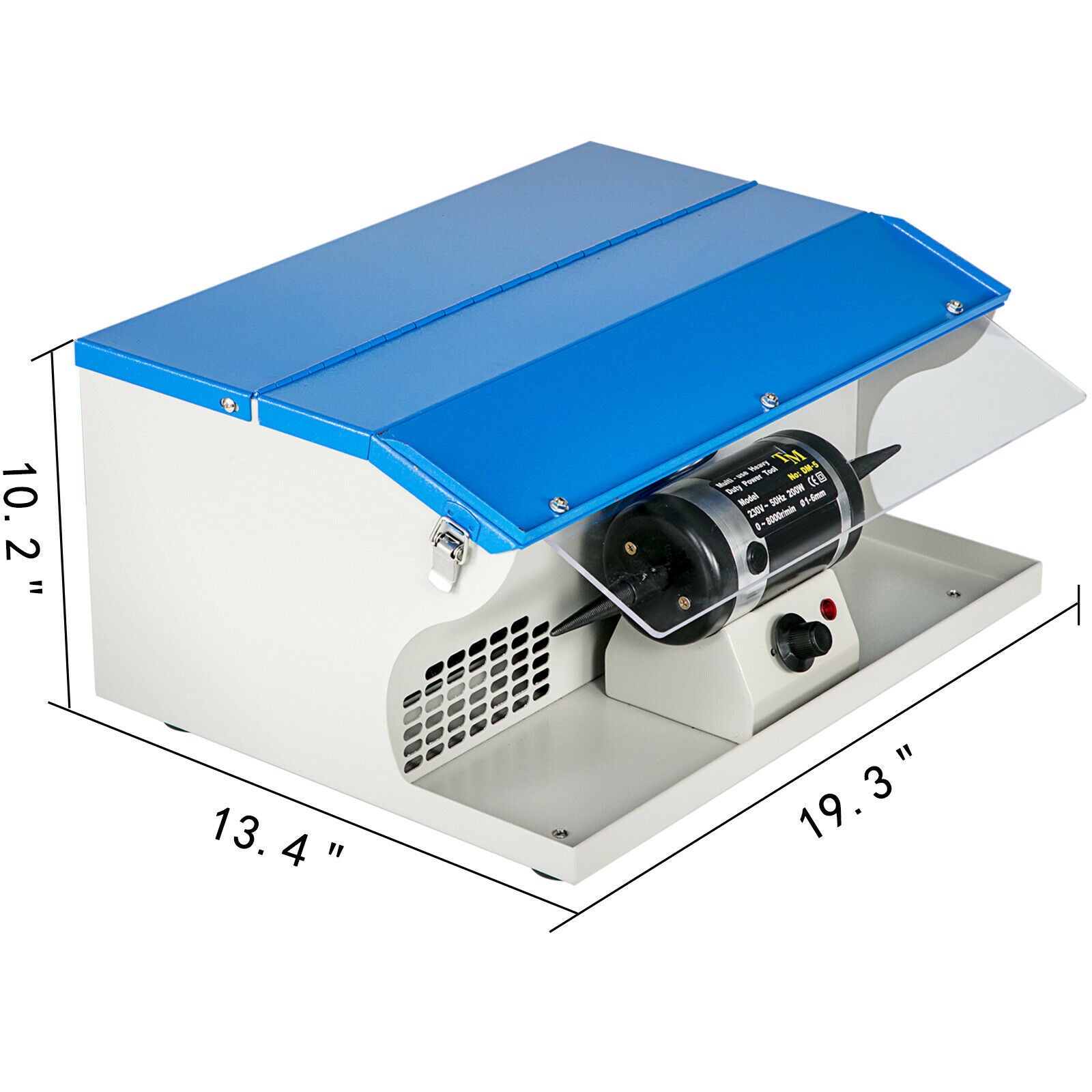 Sieraden Polijstmachine, 200W Vermogen, Stofzuiger met Licht