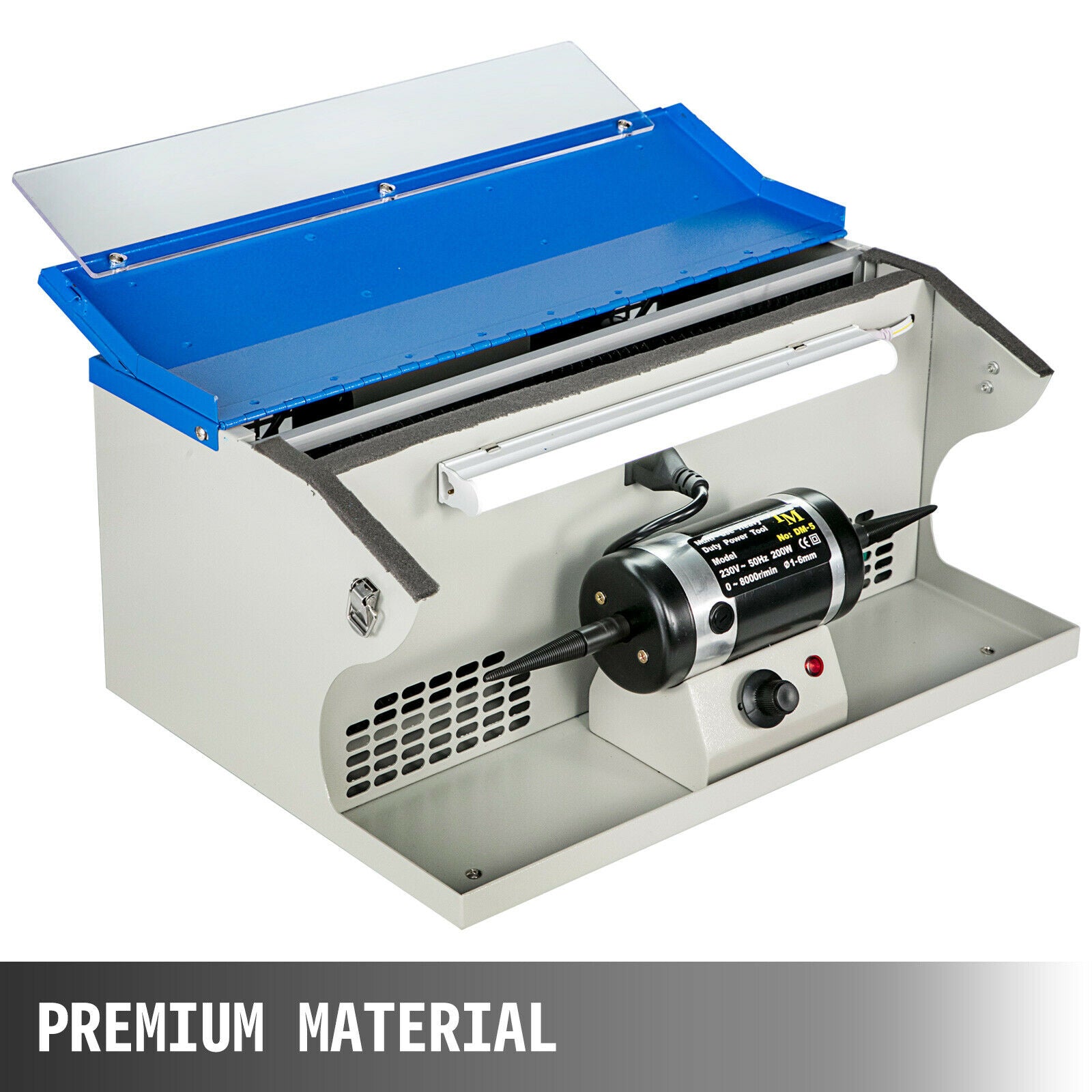 Sieraden Polijstmachine, 200W Vermogen, Stofzuiger met Licht