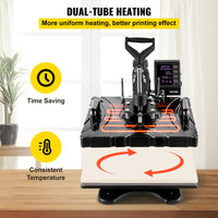 Heat Press Machine, Digital Display, Adjustable Pressure