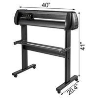 Vinyl Cutting Plotter - 34 Inch with 3 Blades & SIGNMASTER Software - Adjustable