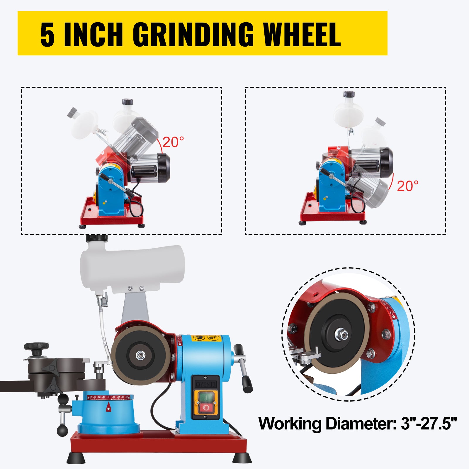 Grinding Machine, Water Injection, TCT Saw Blades