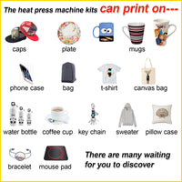 Heat Press Machine, 360° Swing Away, Accurate Temperature Control