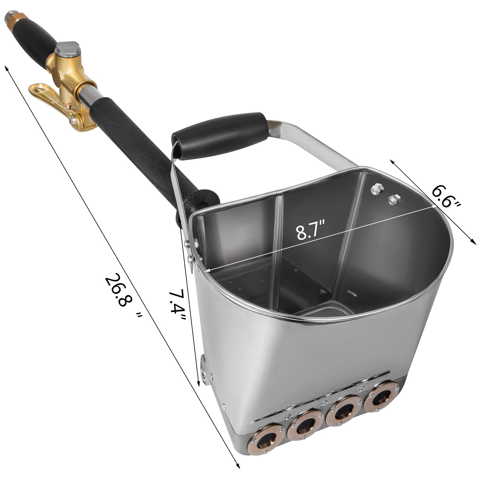 Spuitpistool voor schilderen, muren en plafonds, cementmortelspuit.